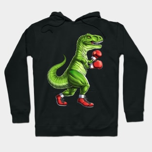 Boxing T-Rex Dinosaur Hoodie